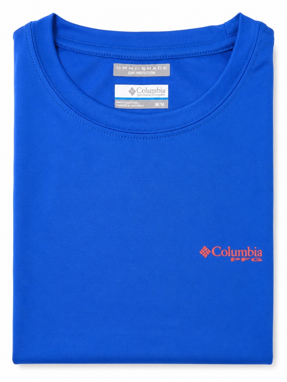 Columbia PFG Omni-shade Long-Sleeve Performance Fishing Shirt in Royal Blue - Picture 3 of 6